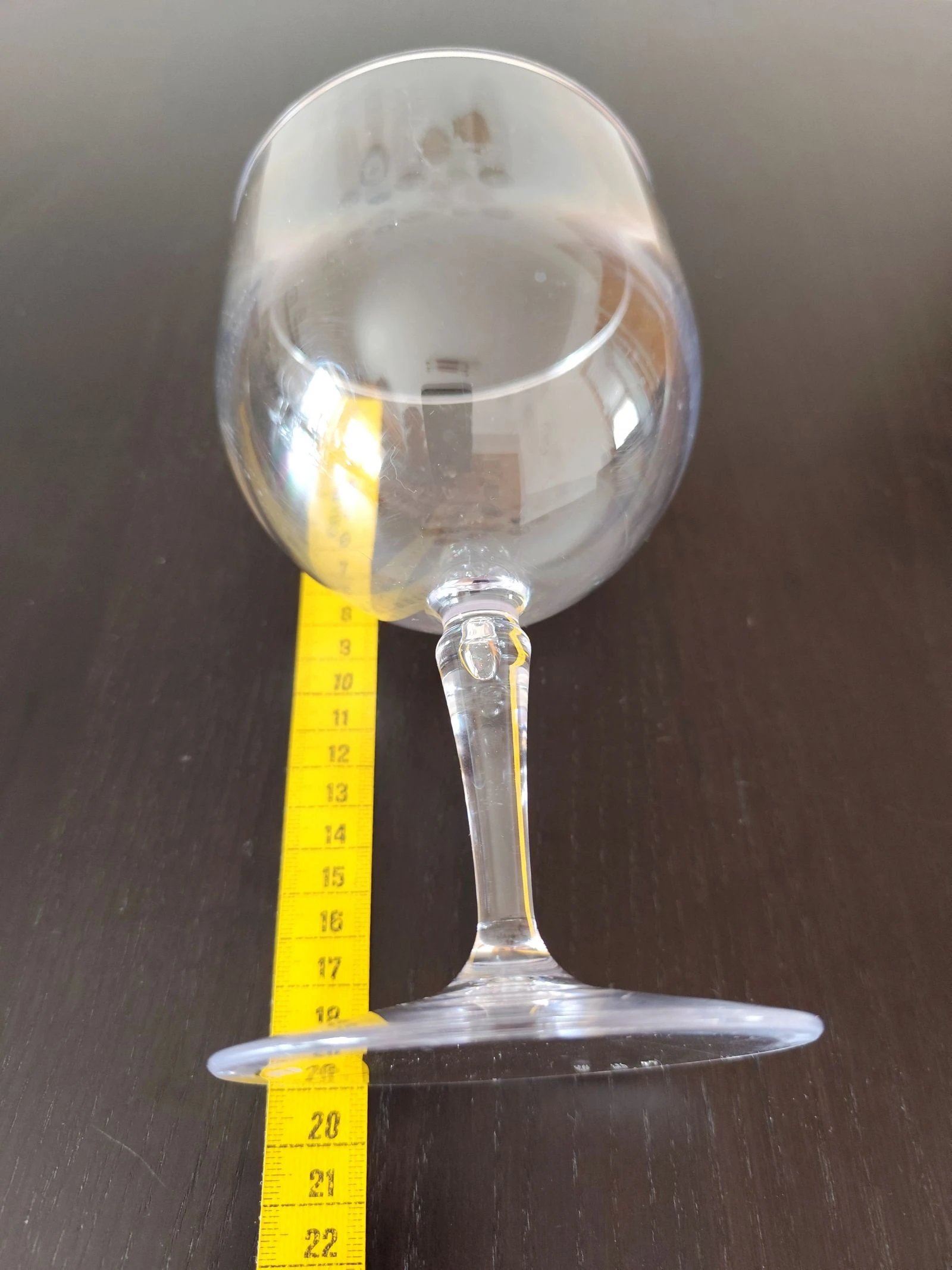 Lote de 6 Copos com Pé Transparentes - Plástico (Novos) – photo 7